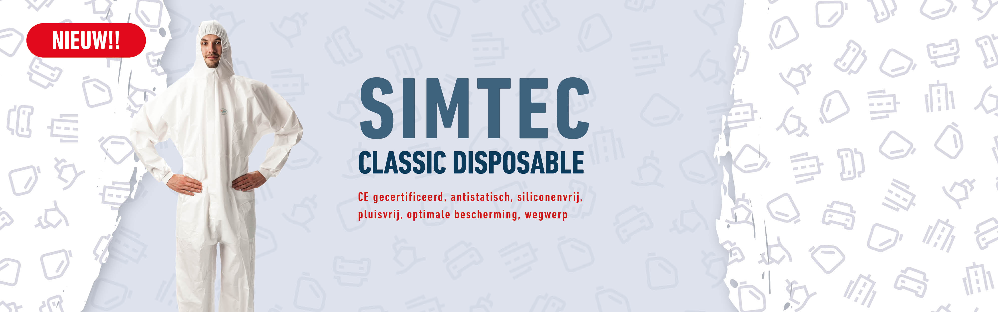 Pelatec Simtec Classic Disposable Coverall