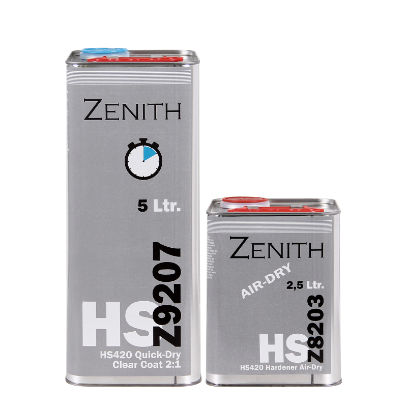 Zenith HS420 Quick Dry Clear Coat Set Air-Dry